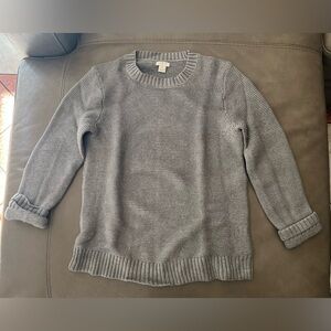 J. Crew Heather Gray Knit Pullover